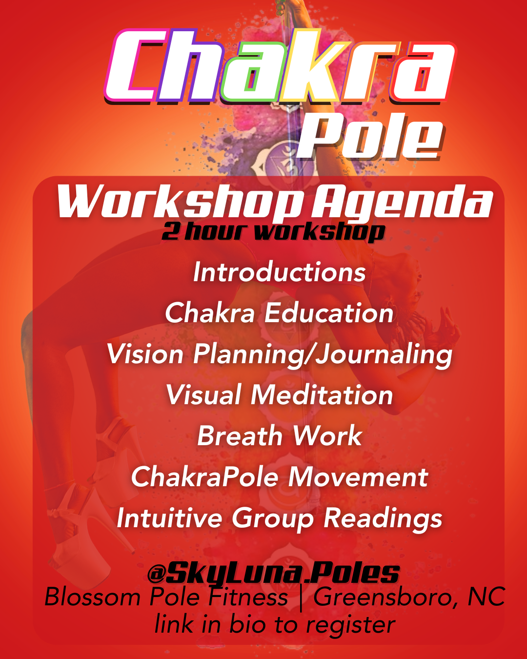 ChakraPole with SkyLuna (Greensboro, NC)