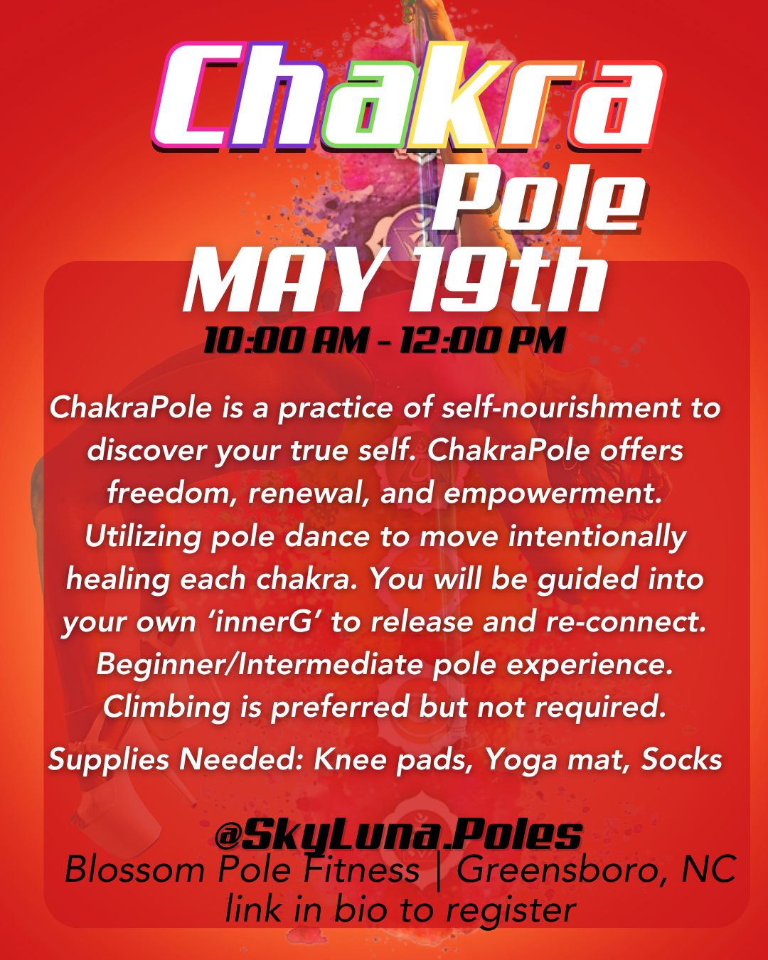 ChakraPole with SkyLuna (Greensboro, NC)